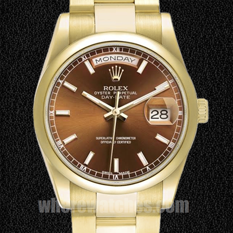 Rolex Day-Date Pour des hommes m118208-0343 36mm Regardez