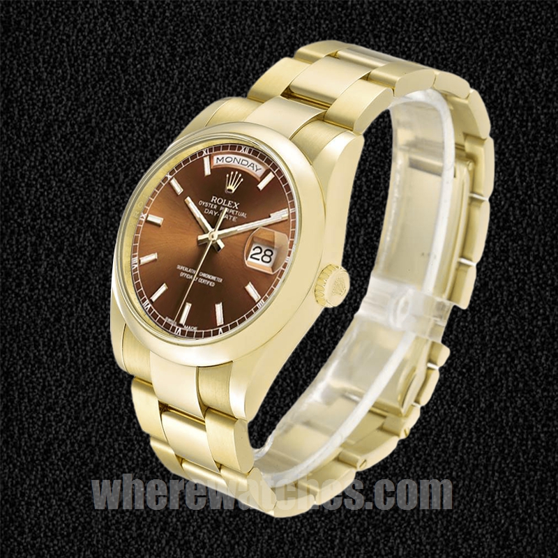 Rolex Day-Date Pour des hommes m118208-0343 36mm Regardez – Image 3