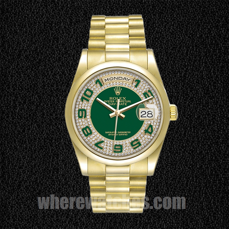 Rolex Day-Date Pour des hommes 118208 36mm Regardez – Image 2