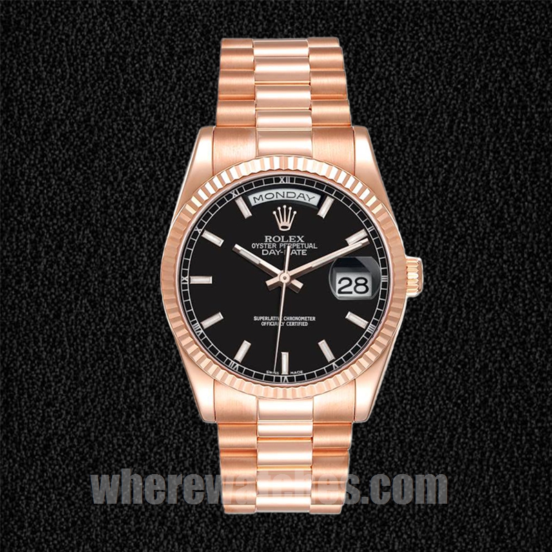 Rolex Day-Date Pour des hommes 118235 36mm Président Bracelet – Image 2