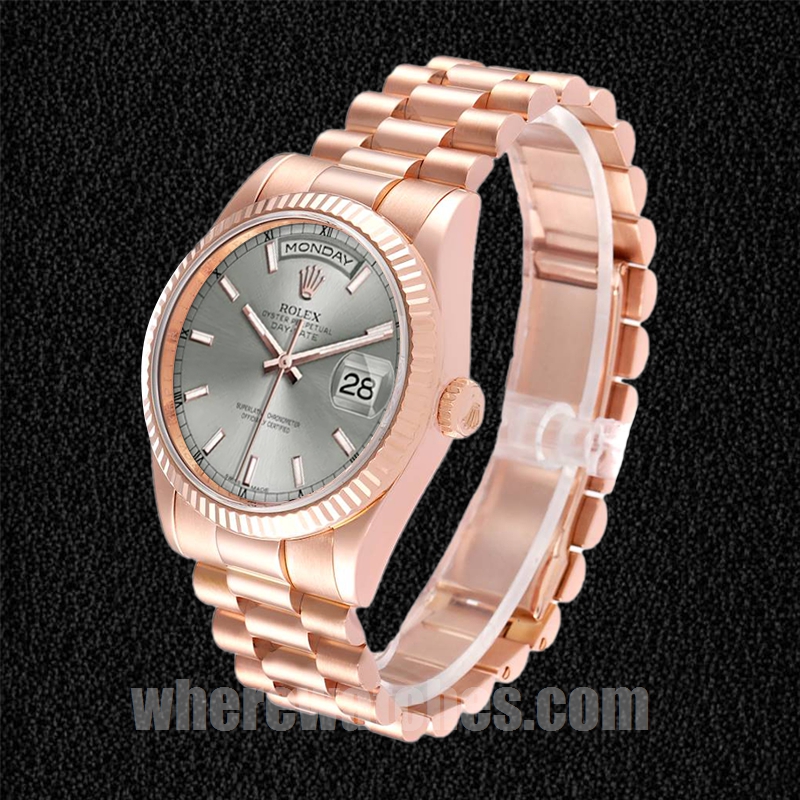 Rolex Day-Date 36mm Pour des hommes 118235 Doré rose – Image 3