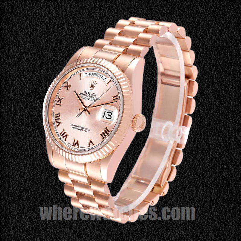 Rolex Day-Date 118235F-0001 36mm Pour des hommes Doré rose Automatique – Image 3