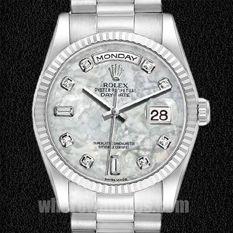 Rolex Day-Date Pour des hommes 36mm 118239-0080 Argenté