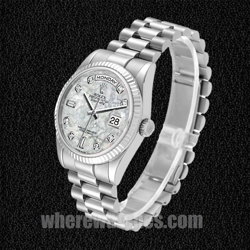 Rolex Day-Date Pour des hommes 36mm 118239-0080 Argenté – Image 3