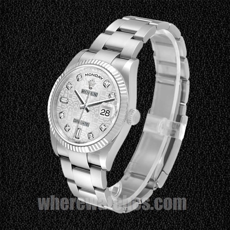 Rolex Day-Date Pour des hommes 118239-0143 36mm Argenté Automatique – Image 3