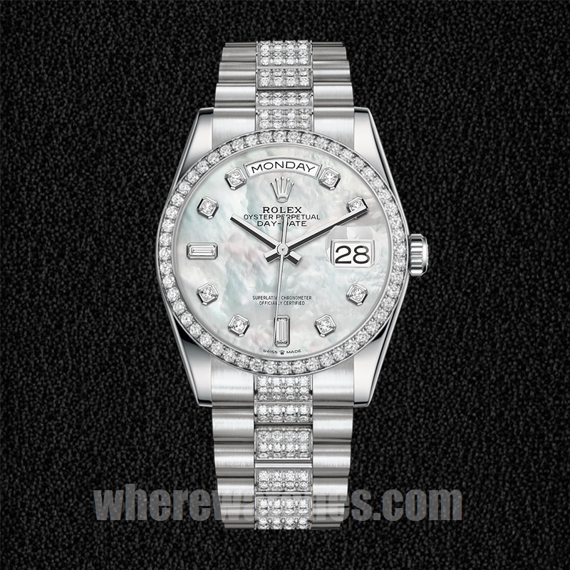Rolex Day-Date 36mm Pour des hommes 118346 Regardez – Image 2