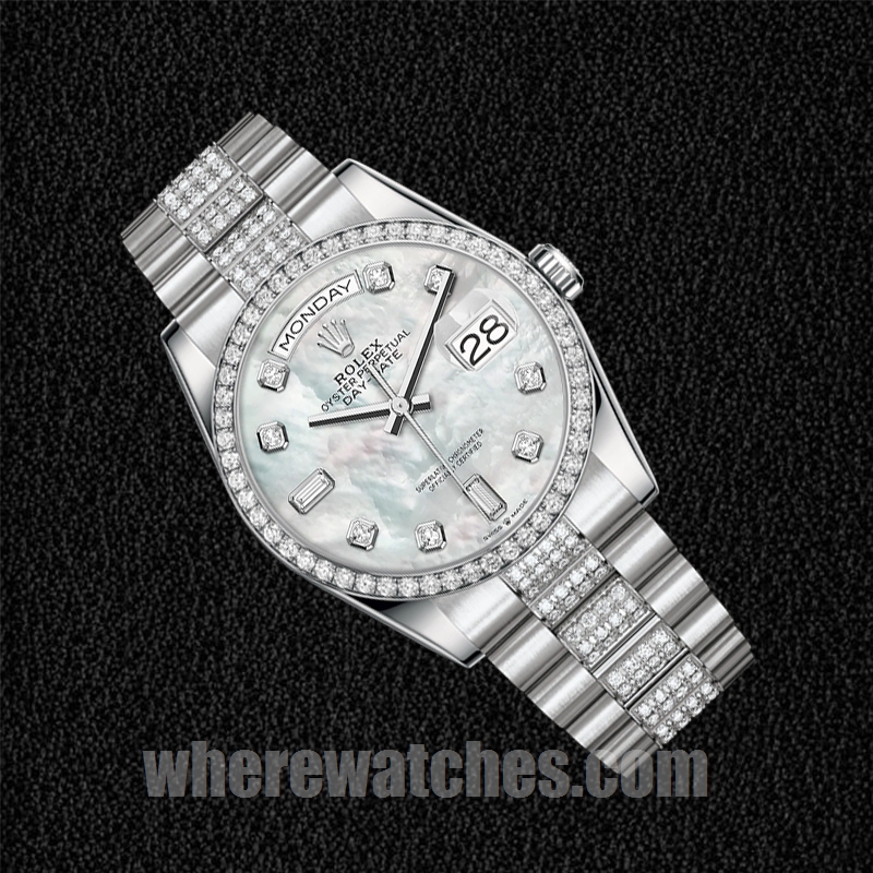 Rolex Day-Date 36mm Pour des hommes 118346 Regardez – Image 3