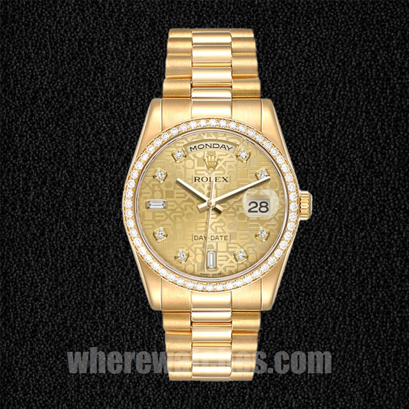 Rolex Day-Date Pour des hommes m118348-0037 36mm Regardez – Image 2