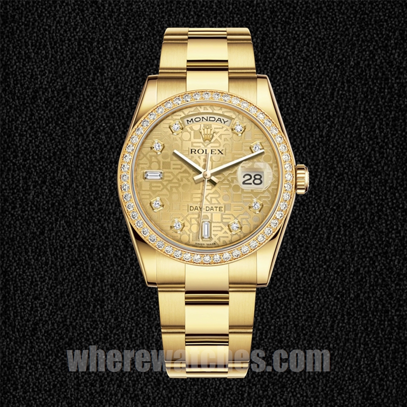 Rolex Day-Date Pour des hommes m118348-0037 36mm Regardez – Image 5