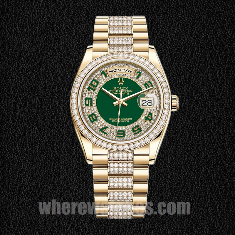 Rolex Day-Date 36mm Pour des hommes m118348-0056 Regardez – Image 2