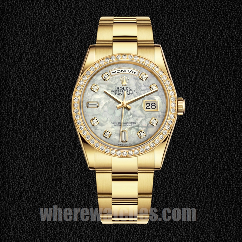 Rolex Day-Date m118348-0100 Pour des hommes 36mm Regardez Cadran en nacre – Image 5