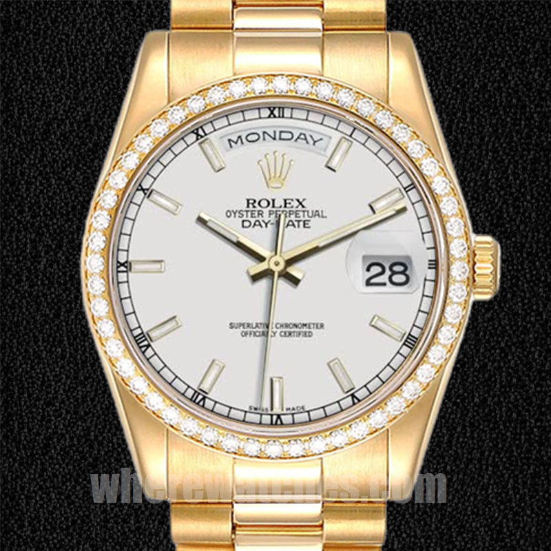Rolex Day-Date 36mm Pour des hommes m118348-0098 Automatique