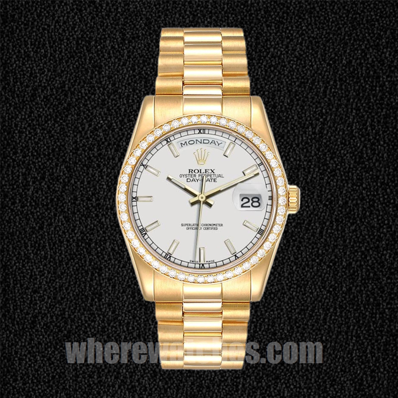 Rolex Day-Date 36mm Pour des hommes m118348-0098 Automatique – Image 2