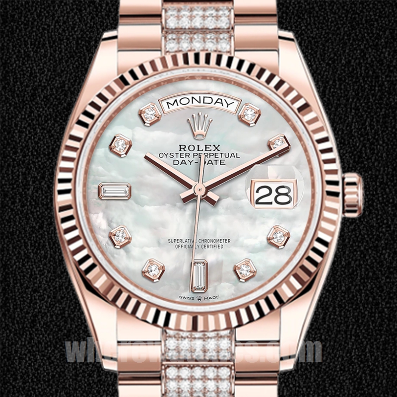 Rolex Day-Date 36mm Pour des hommes m128235-0032 Cadran en nacre