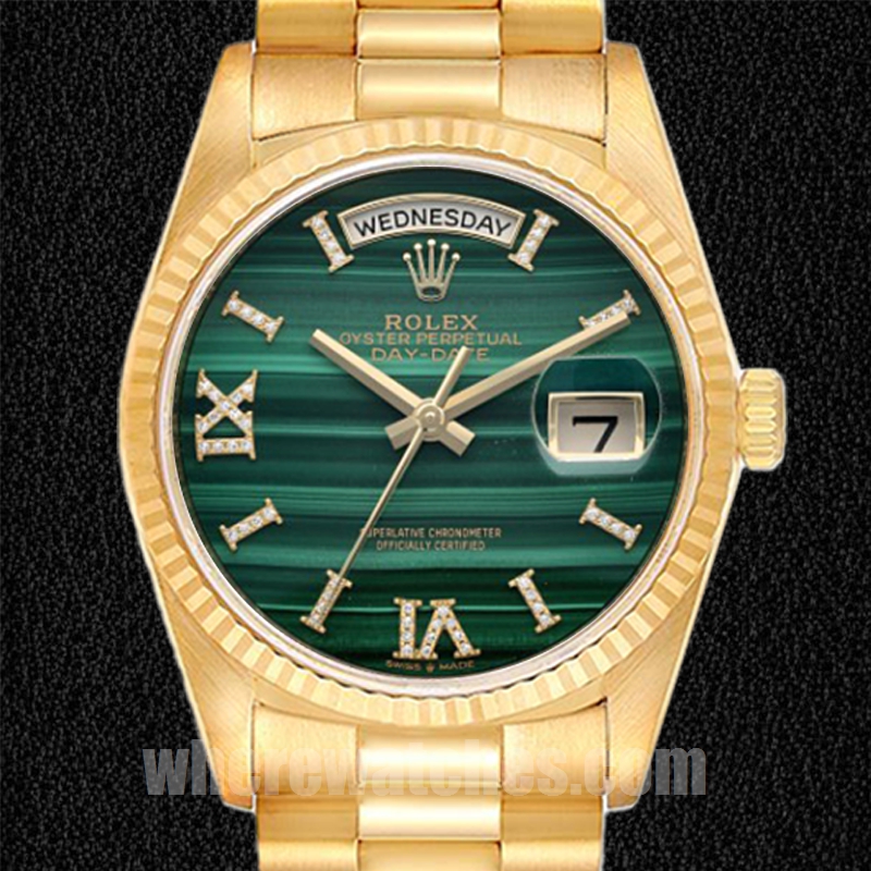 Rolex Day-Date Pour des hommes 128238 36mm Ton d'or