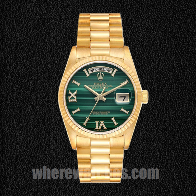 Rolex Day-Date Pour des hommes 128238 36mm Ton d'or – Image 2