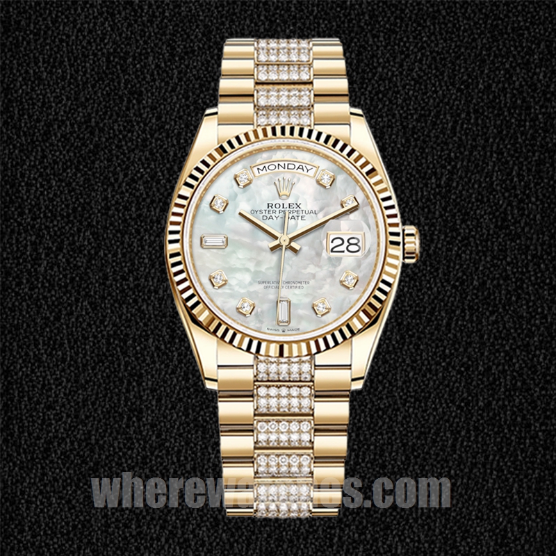 Rolex Day-Date m128238-0032 36mm Pour des hommes Président Bracelet – Image 2