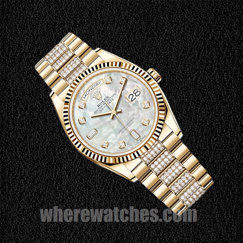 Rolex Day-Date m128238-0032 36mm Pour des hommes Président Bracelet – Image 3
