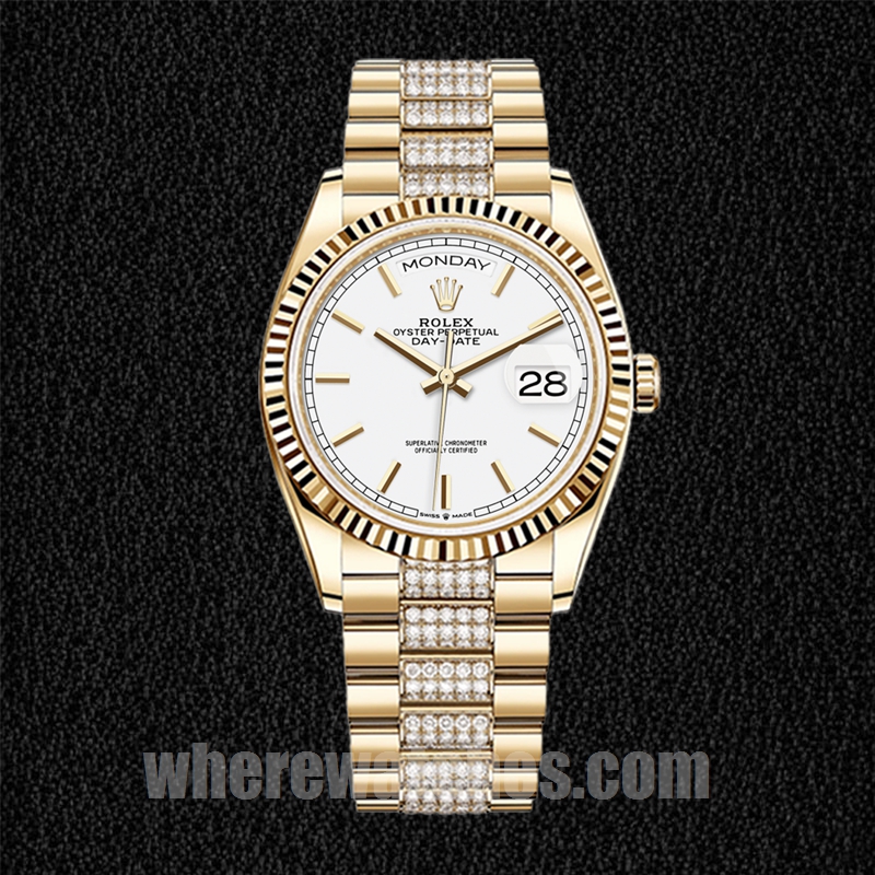 Rolex Day-Date Pour des hommes m128238-0082 36mm Président Bracelet Regardez – Image 2