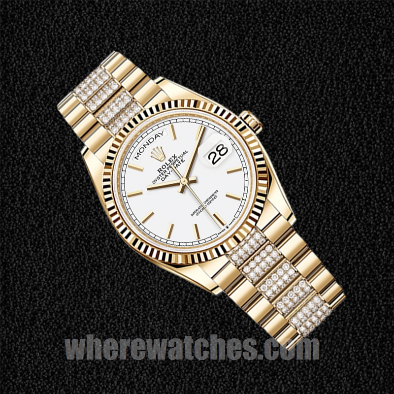 Rolex Day-Date Pour des hommes m128238-0082 36mm Président Bracelet Regardez – Image 3
