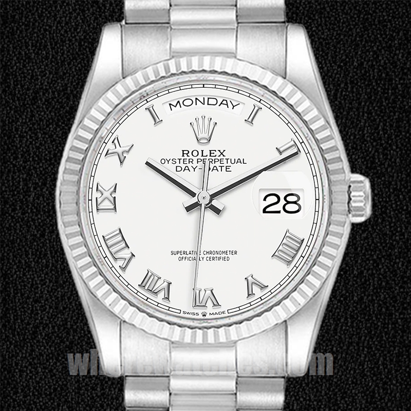 Rolex Day-Date Pour des hommes m128239-0038 36mm Argenté Regardez