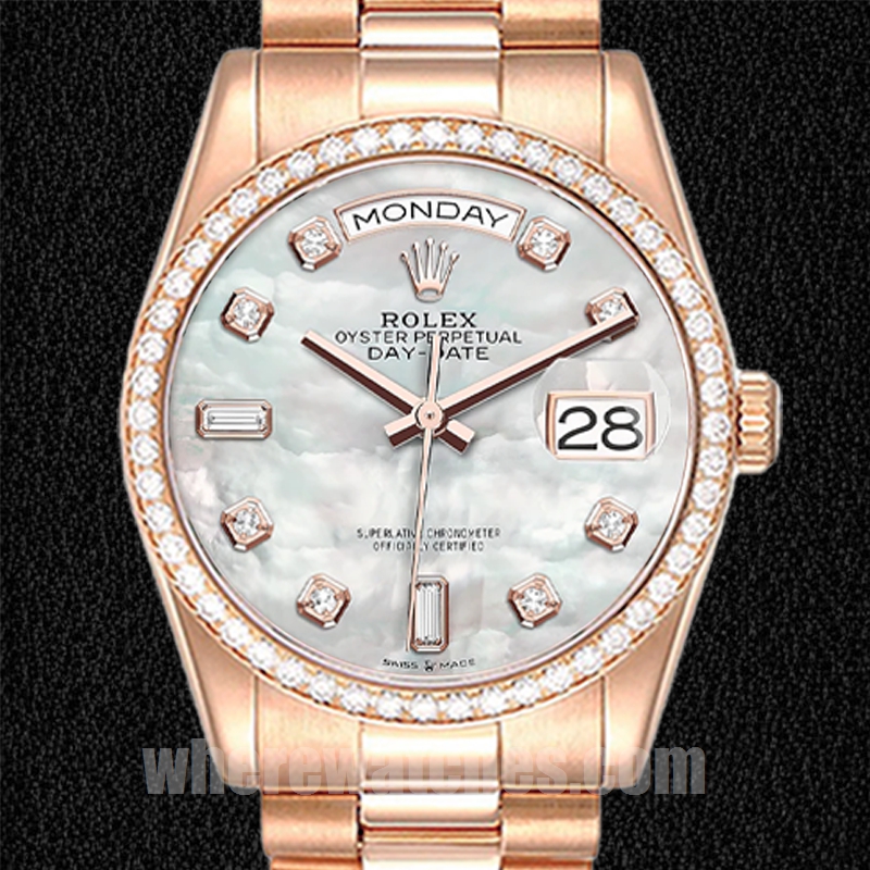 Rolex Day-Date m128345rbr-0028 36mm Pour des hommes Automatique Président Bracelet