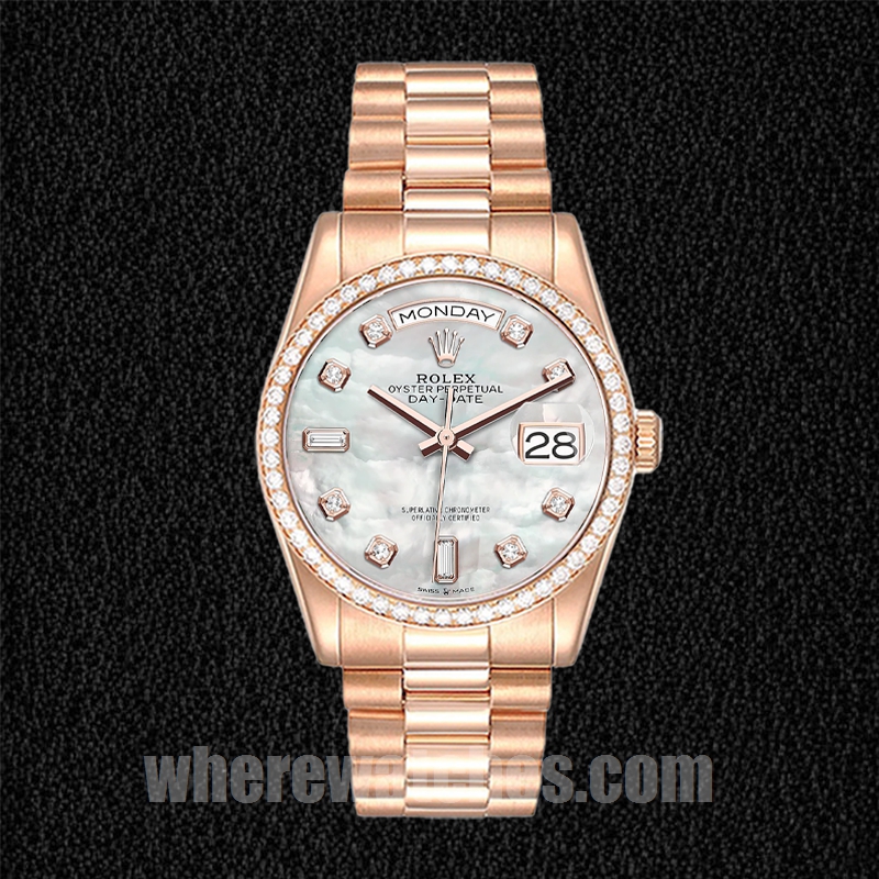 Rolex Day-Date m128345rbr-0028 36mm Pour des hommes Automatique Président Bracelet – Image 2