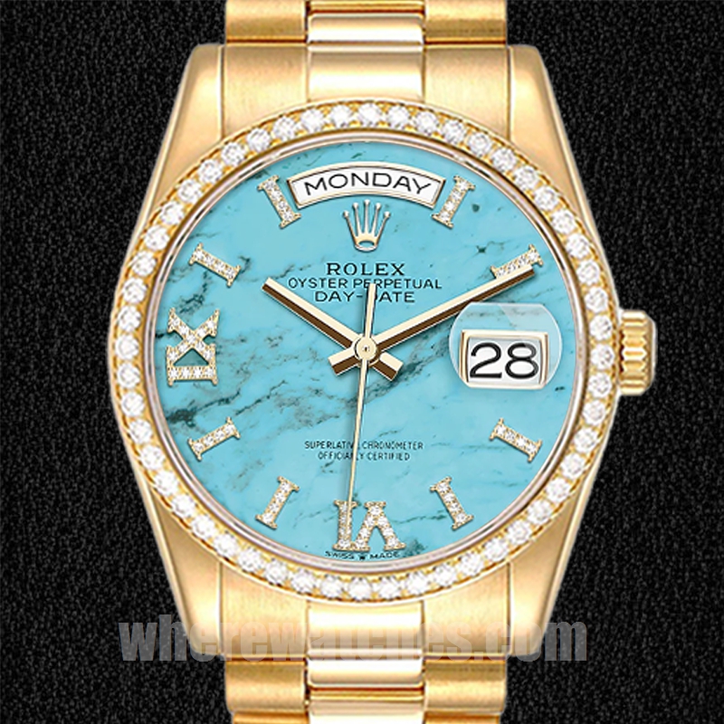 Rolex Day-Date 36mm m128348rbr-0037 Pour des hommes Automatique Regardez