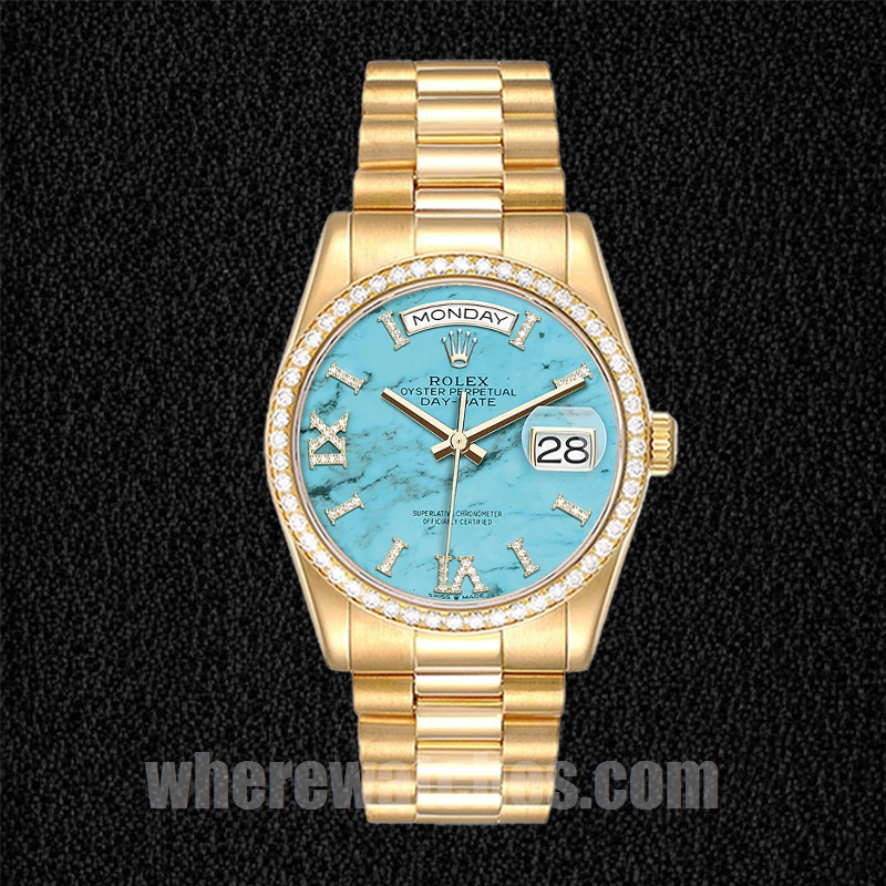 Rolex Day-Date 36mm m128348rbr-0037 Pour des hommes Automatique Regardez – Image 2