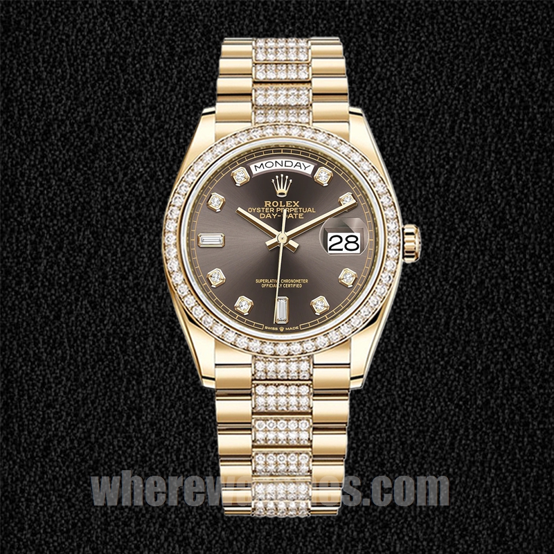 Rolex Day-Date m128348rbr-0007 Pour des hommes 36mm Président Bracelet Automatique – Image 2