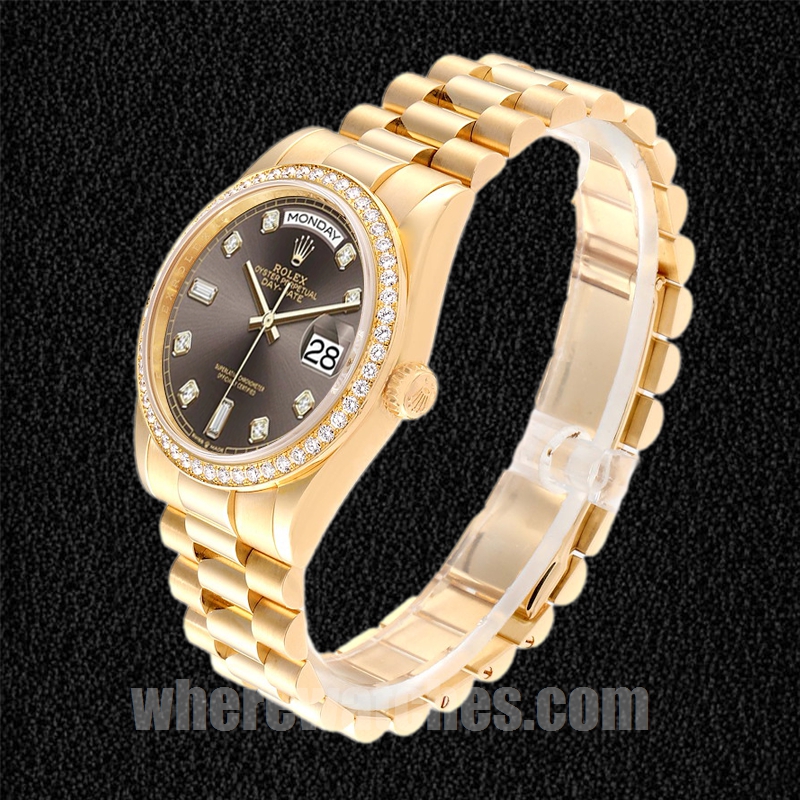 Rolex Day-Date 36mm m128348rbr-0005 Pour des hommes Regardez – Image 3