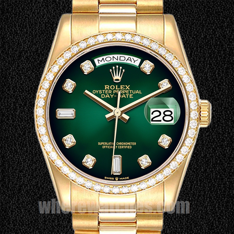 Rolex Day-Date 36mm m128348rbr-0035 Pour des hommes Automatique
