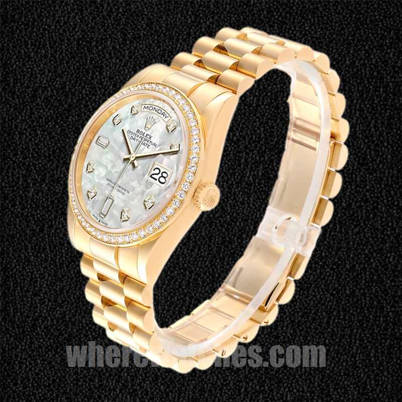 Rolex Day-Date m128348rbr-0017 36mm Pour des hommes Ton d'or – Image 3