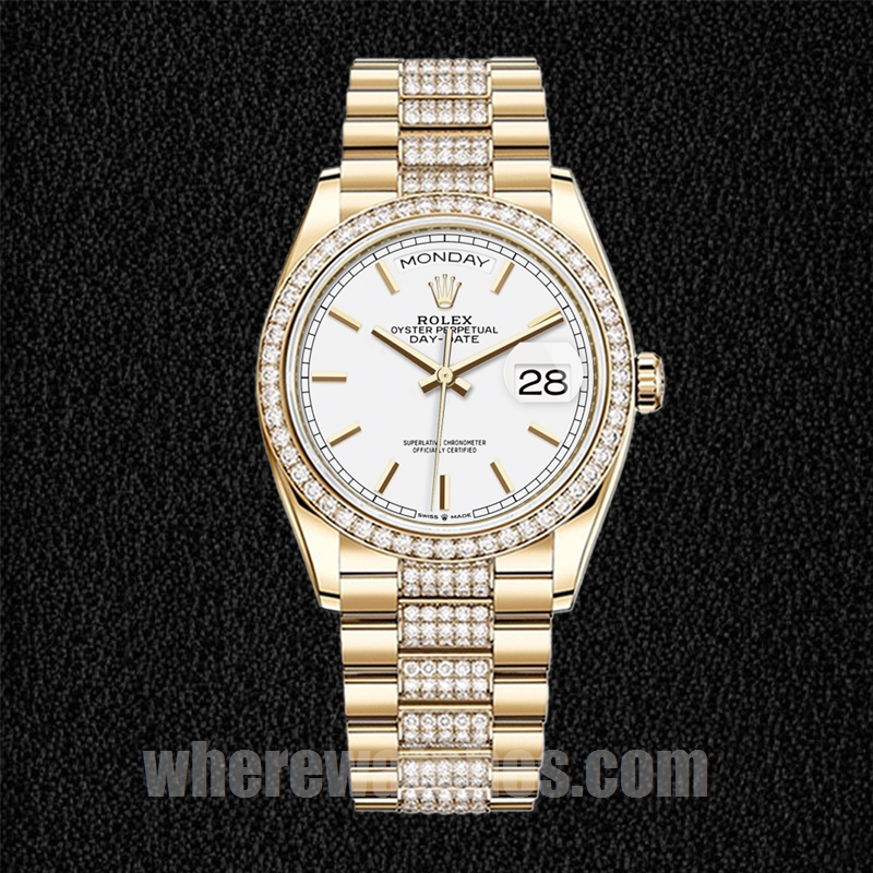 Rolex Day-Date m128348rbr-0048 Pour des hommes 36mm Regardez Automatique – Image 2