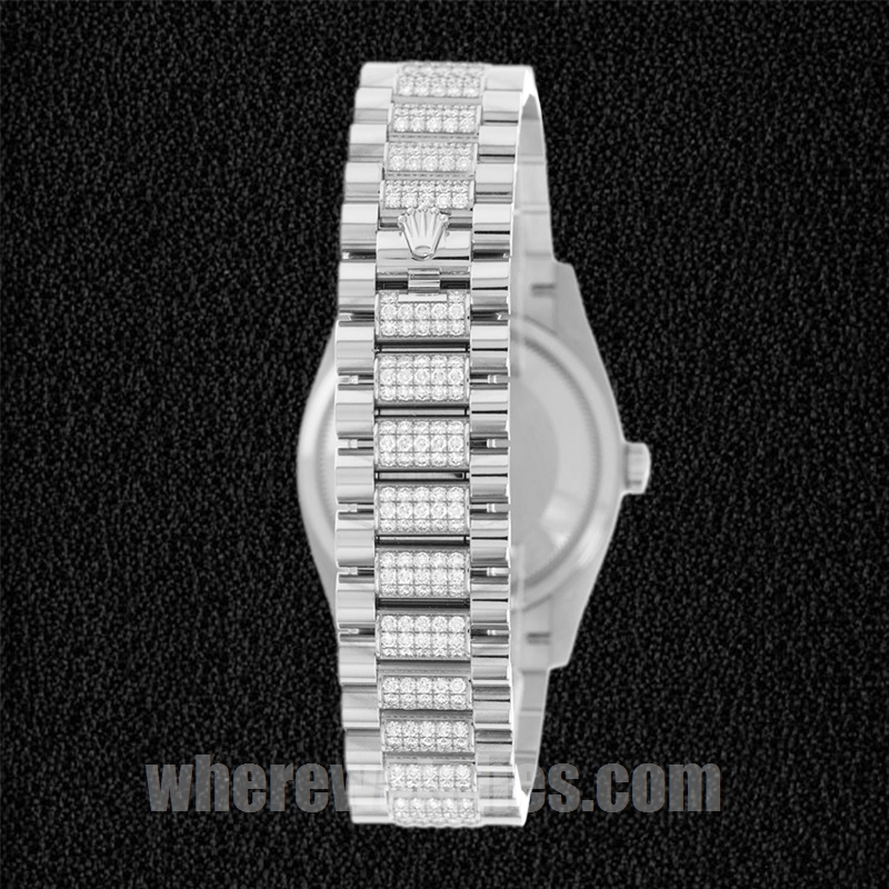 Rolex Day-Date m128349rbr-0013 36mm Pour des hommes Argenté – Image 4