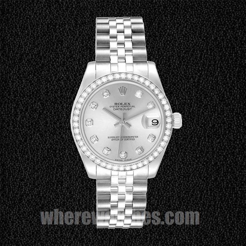 Rolex Datejust Unisexe m178384-0003 31mm Bracelet Jubilé – Image 2