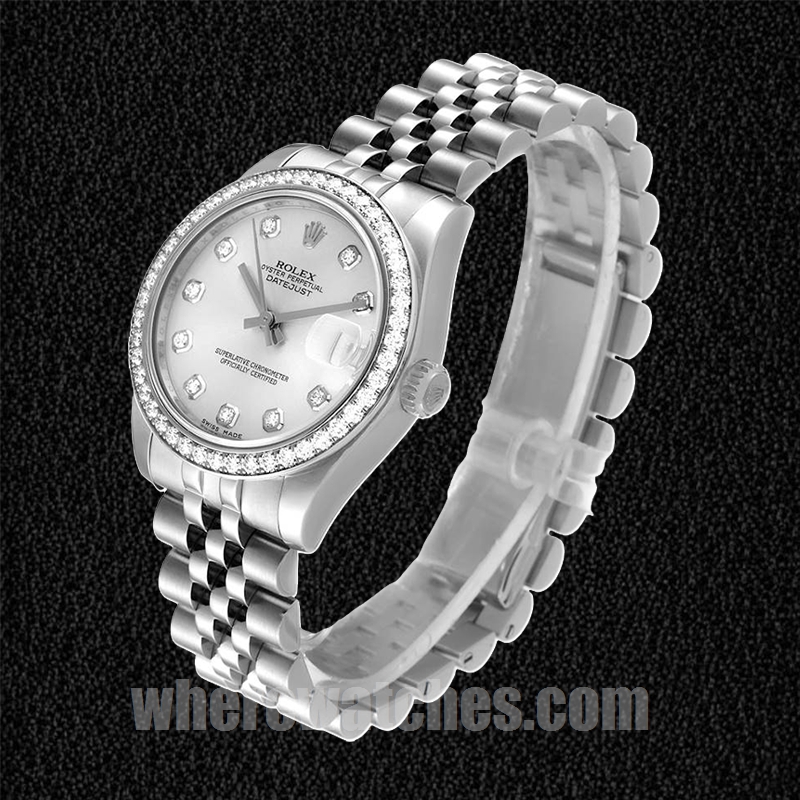 Rolex Datejust Unisexe m178384-0003 31mm Bracelet Jubilé – Image 3