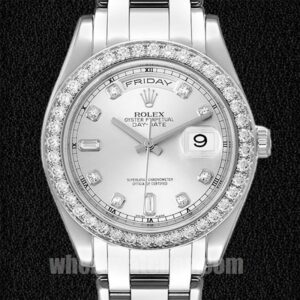 Rolex Pearlmaster 36mm Unisexe 18946 Argenté