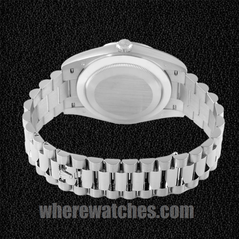 Rolex Day-Date Pour des hommes 41mm 218206 Argenté Automatique – Image 4