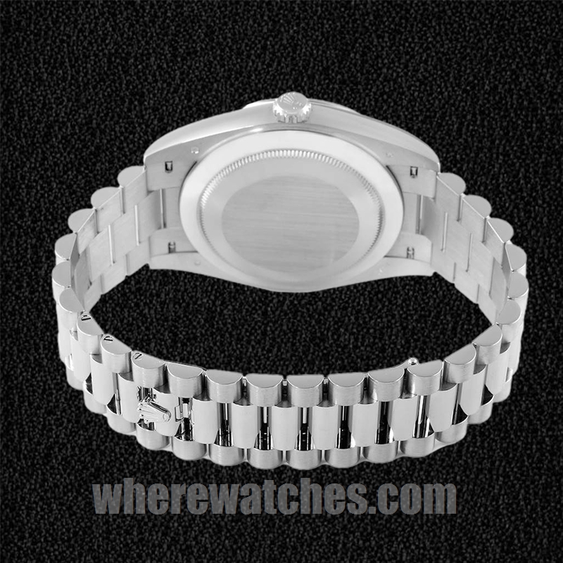 Rolex Day-Date 41mm Pour des hommes 218239 Argenté Automatique – Image 4