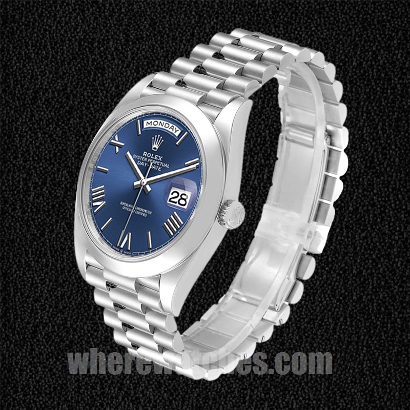 Rolex Day-Date 228206 40mm Pour des hommes Automatique Cadran bleu – Image 3