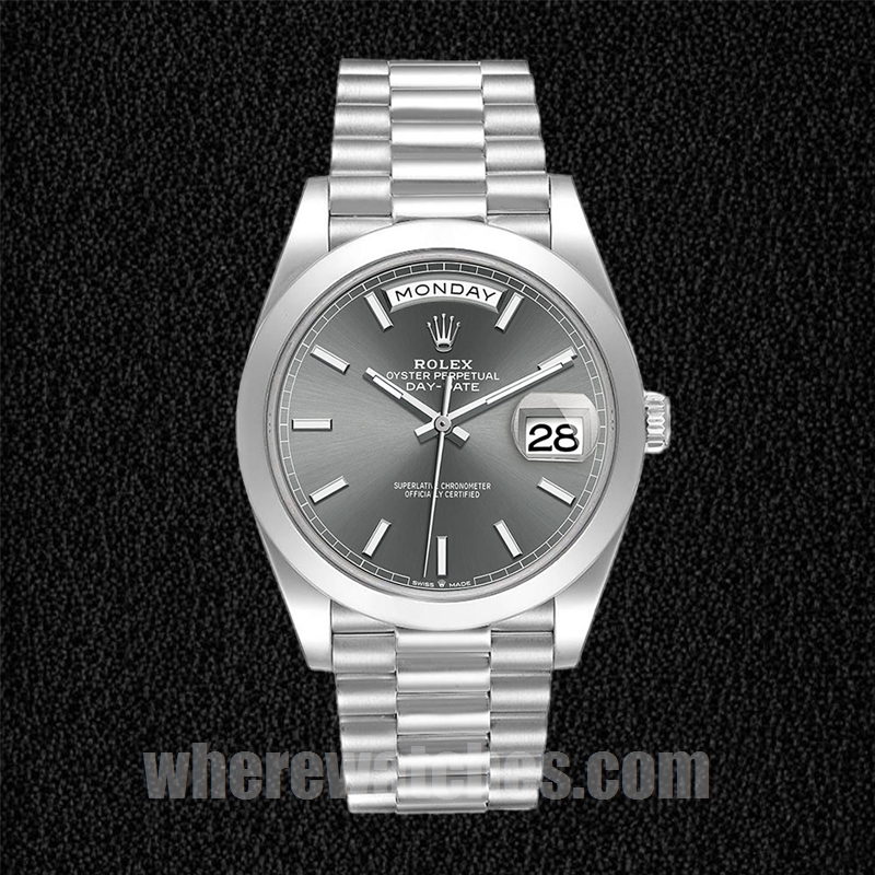 Rolex Day-Date m228206-0045 40mm Pour des hommes Président Bracelet – Image 2