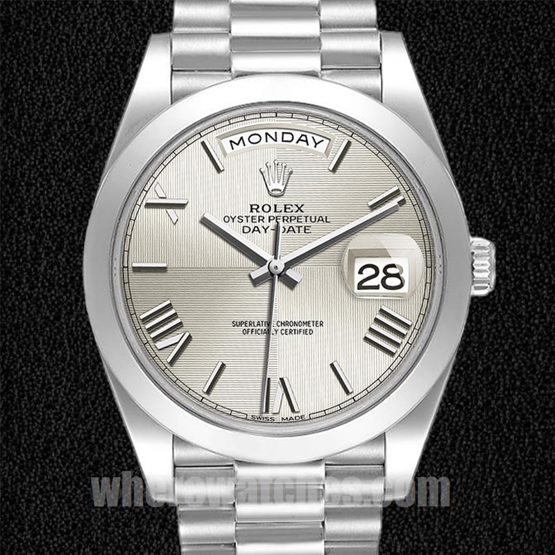 Rolex Day-Date Pour des hommes 40mm 228206 Argenté Automatique