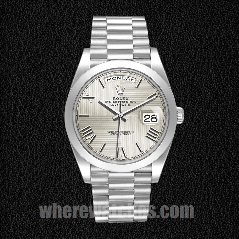Rolex Day-Date Pour des hommes 40mm 228206 Argenté Automatique – Image 2