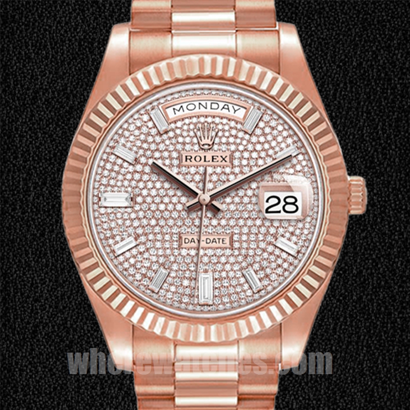 Rolex Day-Date 41mm m228235-0036 Pour des hommes Doré rose
