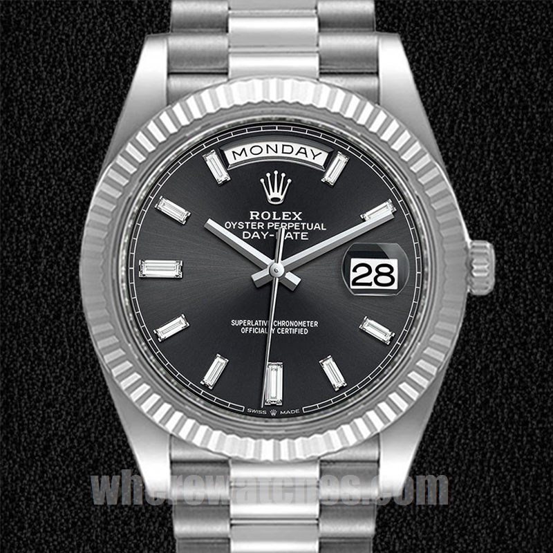 Rolex Day-Date Pour des hommes m228236-0004 41mm Argenté