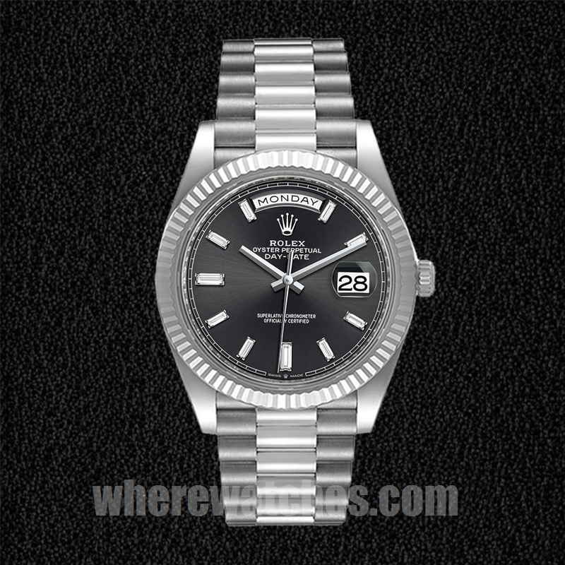 Rolex Day-Date Pour des hommes m228236-0004 41mm Argenté – Image 2