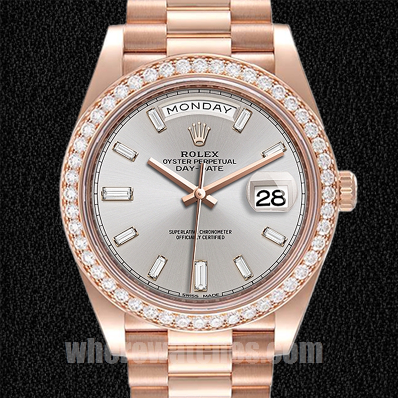 Rolex Day-Date 41mm m228345rbr-0007 Pour des hommes Président Bracelet