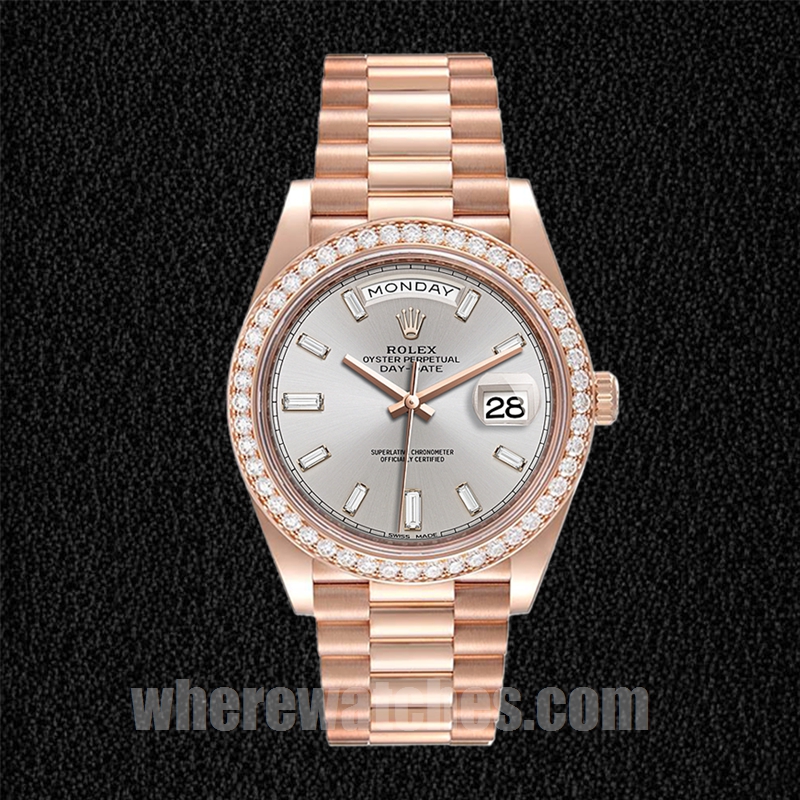 Rolex Day-Date 41mm m228345rbr-0007 Pour des hommes Président Bracelet – Image 2