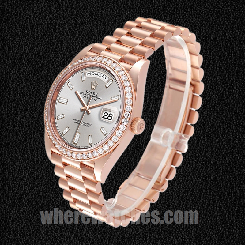 Rolex Day-Date 41mm m228345rbr-0007 Pour des hommes Président Bracelet – Image 3